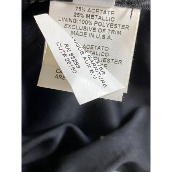 Onyx Nite Black Pleated Spaghetti Strap Mini Dress Size 8 Glam Prom Home Coming - Picture 9 of 16